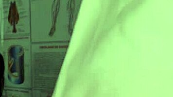 ginecologista roughly examines lesbian couple with big cocks fisting