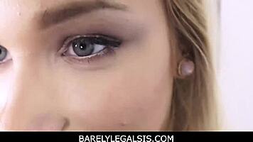 barely legal teen fucked hard in kitchen by lover