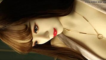 Teenie Babe Sanolita Licks Sexy Feet in Hardcore Squirting Fuck Doll Session