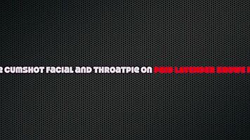 Teen In White Makeup Takes Massive Facial Creampie