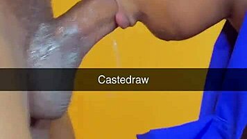 yo, she's stuffing her throat with that massive black cock deep