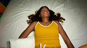 my petite pussy pounded so fucking hard