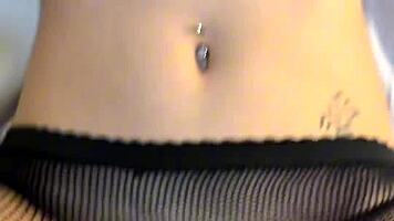 Goth college girl with perfect ass and huge natural tits