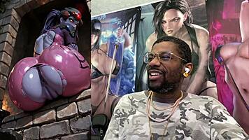 freckled blonde shoves bottle in ass before bbc facial bukkake blast