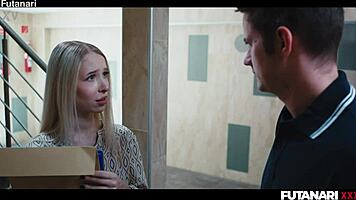 in shemale horror parody petite blonde creampied hard by futa amirah adara