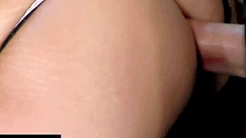 Beautiful Brunette Endures Brutal Anal from Horny Old Man