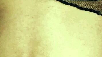 Skinny Passion Milf Stocks Up Experience in Lingerie Quickie