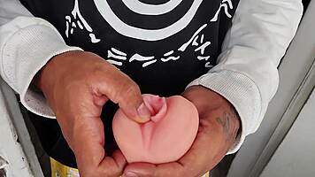 Madrasta masturbates with toy as stepson loses virginity