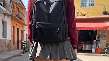 Lonely Students Sneak Home Fuck Before Getting Caught