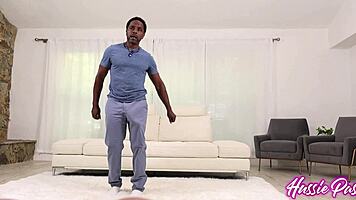 Exclusive BTS Curvy Milf Tries Monster Cock Debut