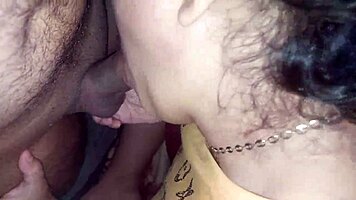 Latina Submissive Quickly Deepthroats Master's Monster Cock Swallowing Cum Passively