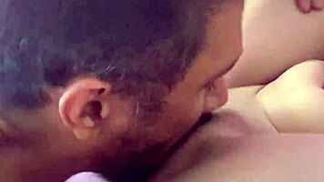 latino pulls off my thong fucks wet pussy rough in bed