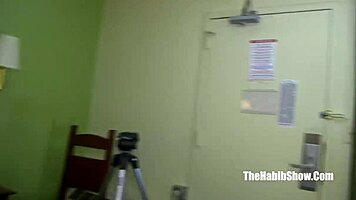 Petite Chocolate Sucks Monster Black Cock Country Style Ripped Clothes