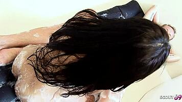 Skinny Thai Bareback Soap Massage Holiday Pound