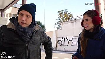 alice maze's belgian anal adventure with hungarian double penetration creampie