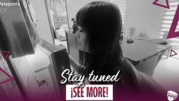 friend's latina wife cheats sucking my cock and swallowing huge cum load