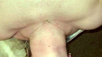 blonde milf deepthroats huge cock then gets her wet pussy fucked hard