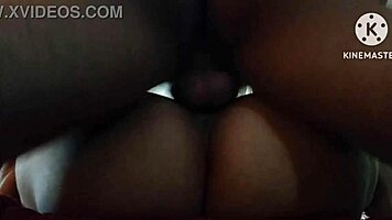 Intense nighttime house pounding with Hindi moans