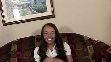 MAN CUMS EXPLOSIVE ON 19-YEAR-OLD GIRLFRIEND'S TIGHT ASSHOLE!