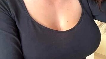 oh stepmom, show those big tits and hard nipples for me!