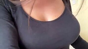 oh stepmom, show those big tits and hard nipples for me!