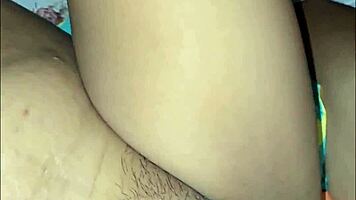 Accidentally creampied tight swollen neighbor pussy riding cowgirl wild