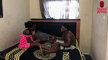 Game loser spreads cheeks for juicy ebony asshole eating in 4k bedroom fun🍑😋