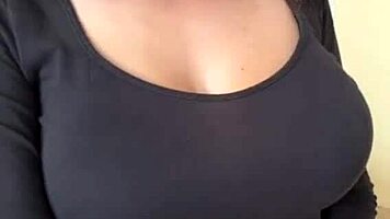 oh stepmom, show those big tits and hard nipples for me!