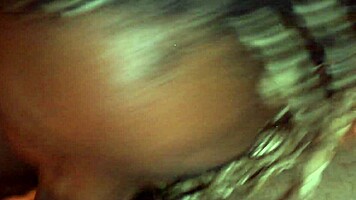 Blissful Ebony BBW Deepthroats Monster Cock