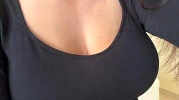 oh stepmom, show those big tits and hard nipples for me!