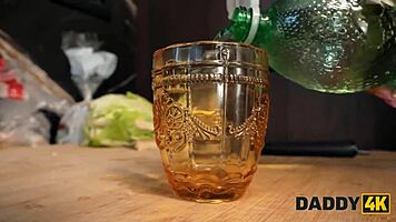 caroline marian milks that cock dry for her shiny ring