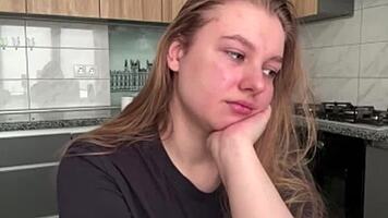 Jucielu's Early Morning Kitchen Masturbate Orgasm Intrigue