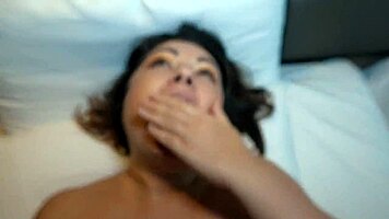 naughty german brunette milf gets dirty bedroom pounding from neighbor