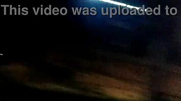 cheating slut risks sucking riding cock outdoors highway thrill