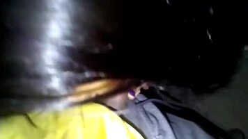 cheating slut risks sucking riding cock outdoors highway thrill