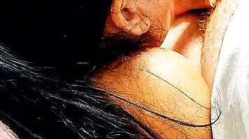 Adoptive Sis Sucks Cock Deep To Relax Her Bro