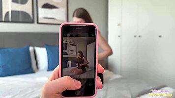 Innocent photoshoot escalates to rough pounding big cock