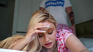 nika shows virgin how to fuck with sloppy riding and creampie