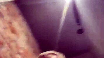 hey, watch this horny blonde squirt buckets in gym!