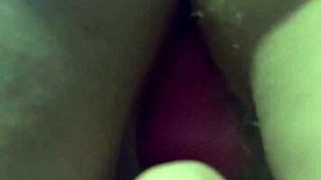 curvy babe moans wildly as vibrator buzzes juicy ass and pussy