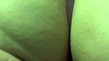 curvy babe moans wildly as vibrator buzzes juicy ass and pussy