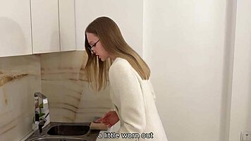 cheating realtor fucked apartment corners for cash