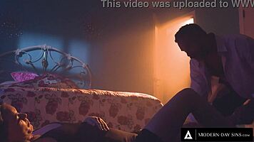naughty anny aurora sneaks away to deepthroat and doggystyle her friend's older guy with french subs