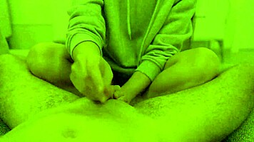 Skinny Girlfriend's Wet Pussy Massage Turns into Monster Cock Fuck