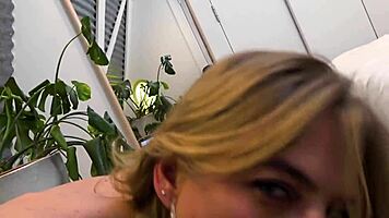 oh man this hot blonde dutch babe bends over for rough black cock doggystyle in homemade pov