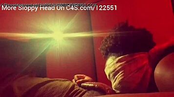 Ebony spits while gagging on huge BBC