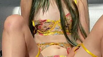 girl masturbates in sexy underwear day 21