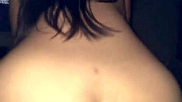 tanned peruvian milf moans wildly bent over ready for deep penetration