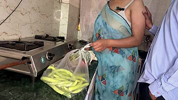 priya's big boobs bounce on neighbor bbc in kitchen 🔥🍑