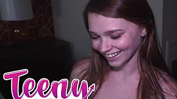 mazy myers sneaks off for deep creampie pussy fill from older lover